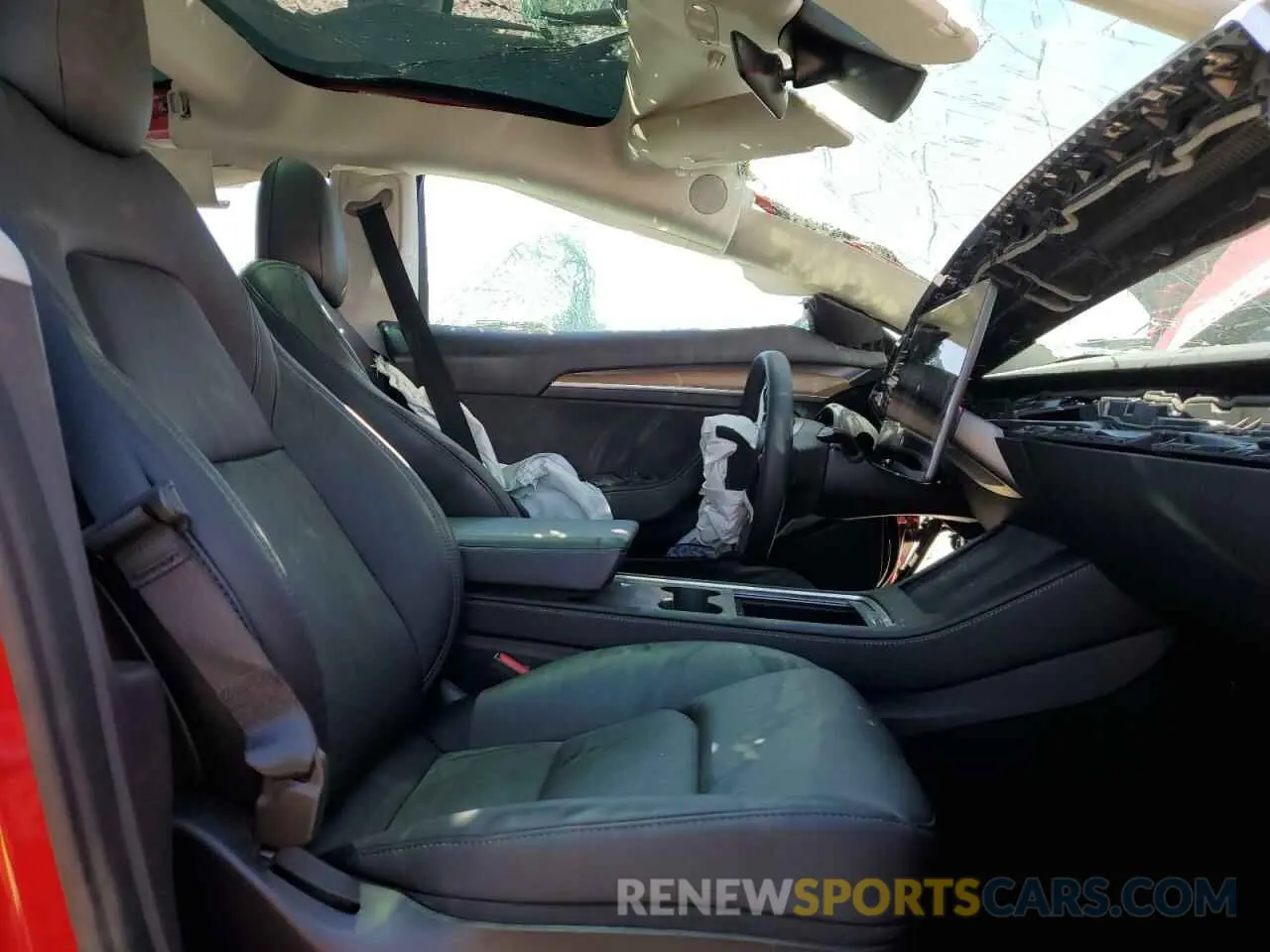 7 fotografías del automóvil dañado 5YJ3E1EA4PF404484 TESLA MODEL 3 2023