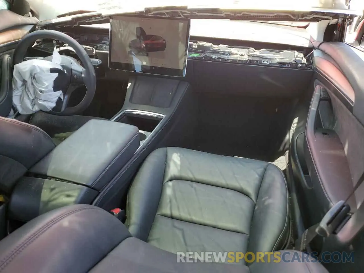 8 fotografías del automóvil dañado 5YJ3E1EA4PF404484 TESLA MODEL 3 2023