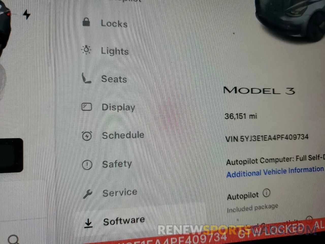 9 fotografías del automóvil dañado 5YJ3E1EA4PF409734 TESLA MODEL 3 2023