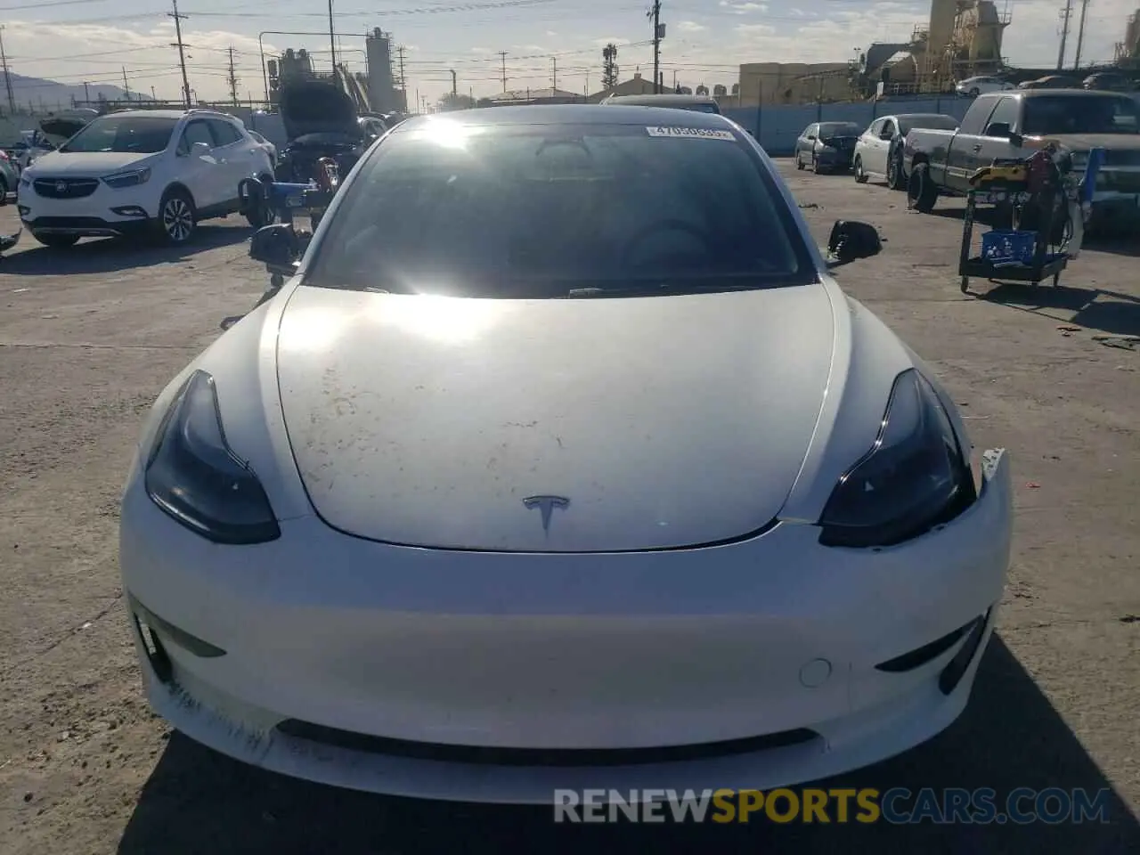 5 fotografías del automóvil dañado 5YJ3E1EA4PF412696 TESLA MODEL 3 2023