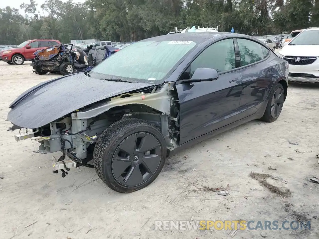 1 fotografías del automóvil dañado 5YJ3E1EA4PF413492 TESLA MODEL 3 2023