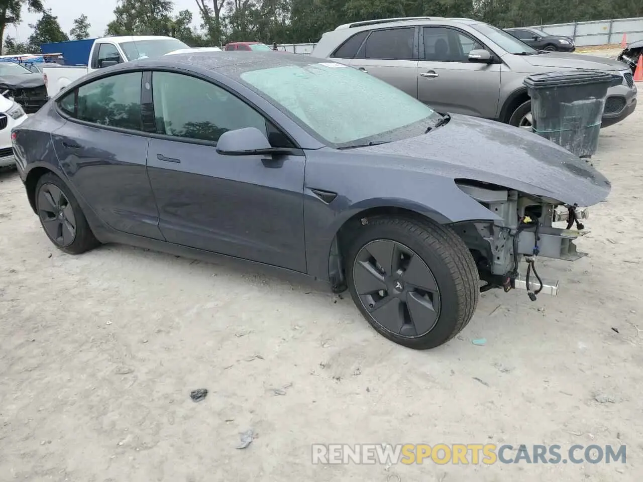 4 fotografías del automóvil dañado 5YJ3E1EA4PF413492 TESLA MODEL 3 2023