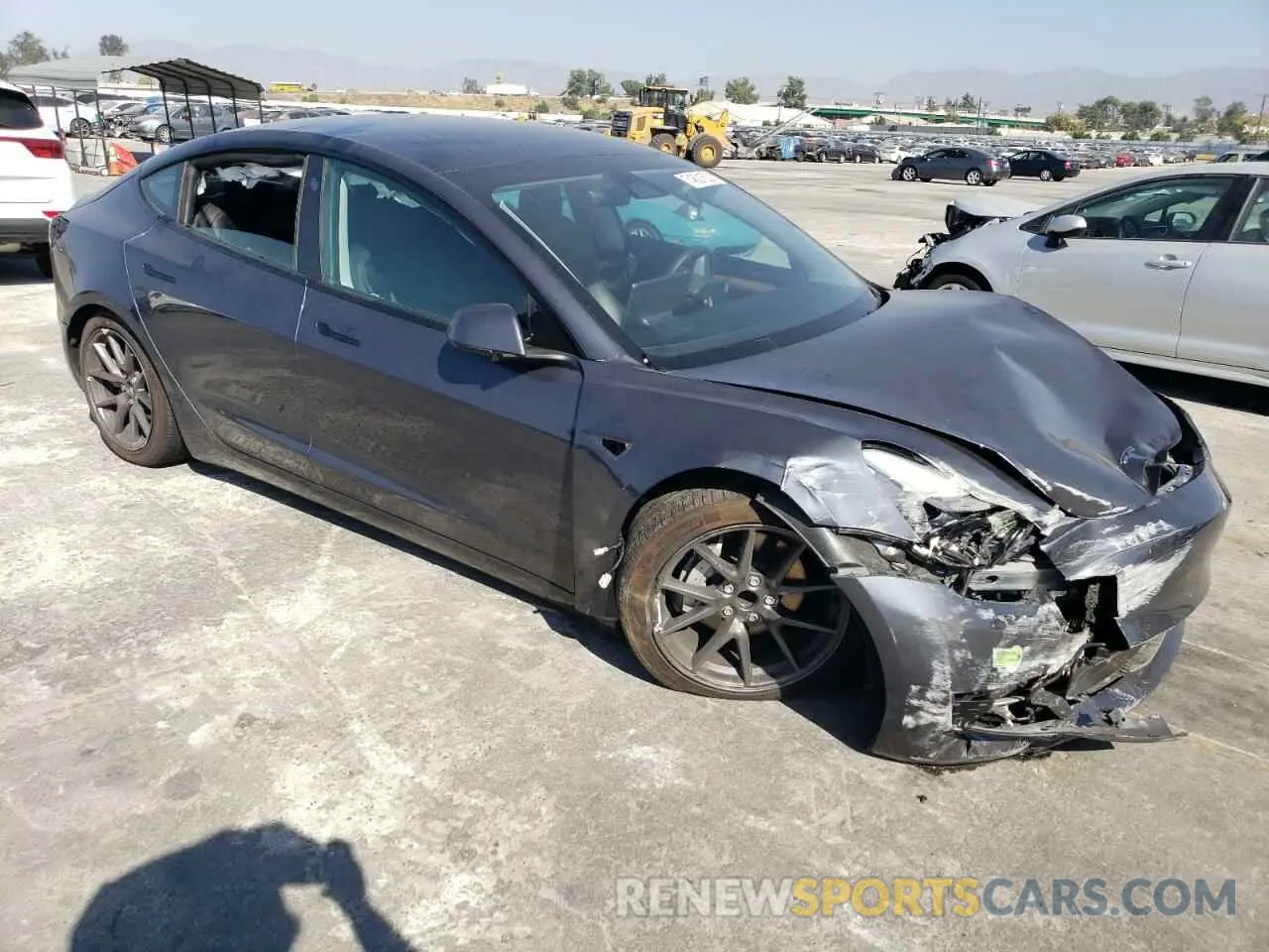 4 fotografías del automóvil dañado 5YJ3E1EA4PF413699 TESLA MODEL 3 2023