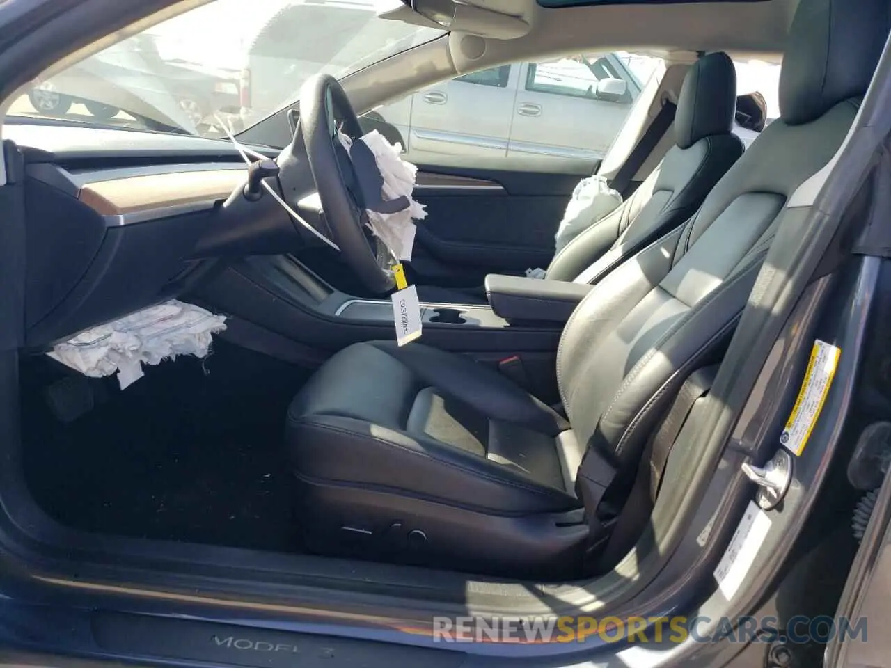 7 fotografías del automóvil dañado 5YJ3E1EA4PF413699 TESLA MODEL 3 2023