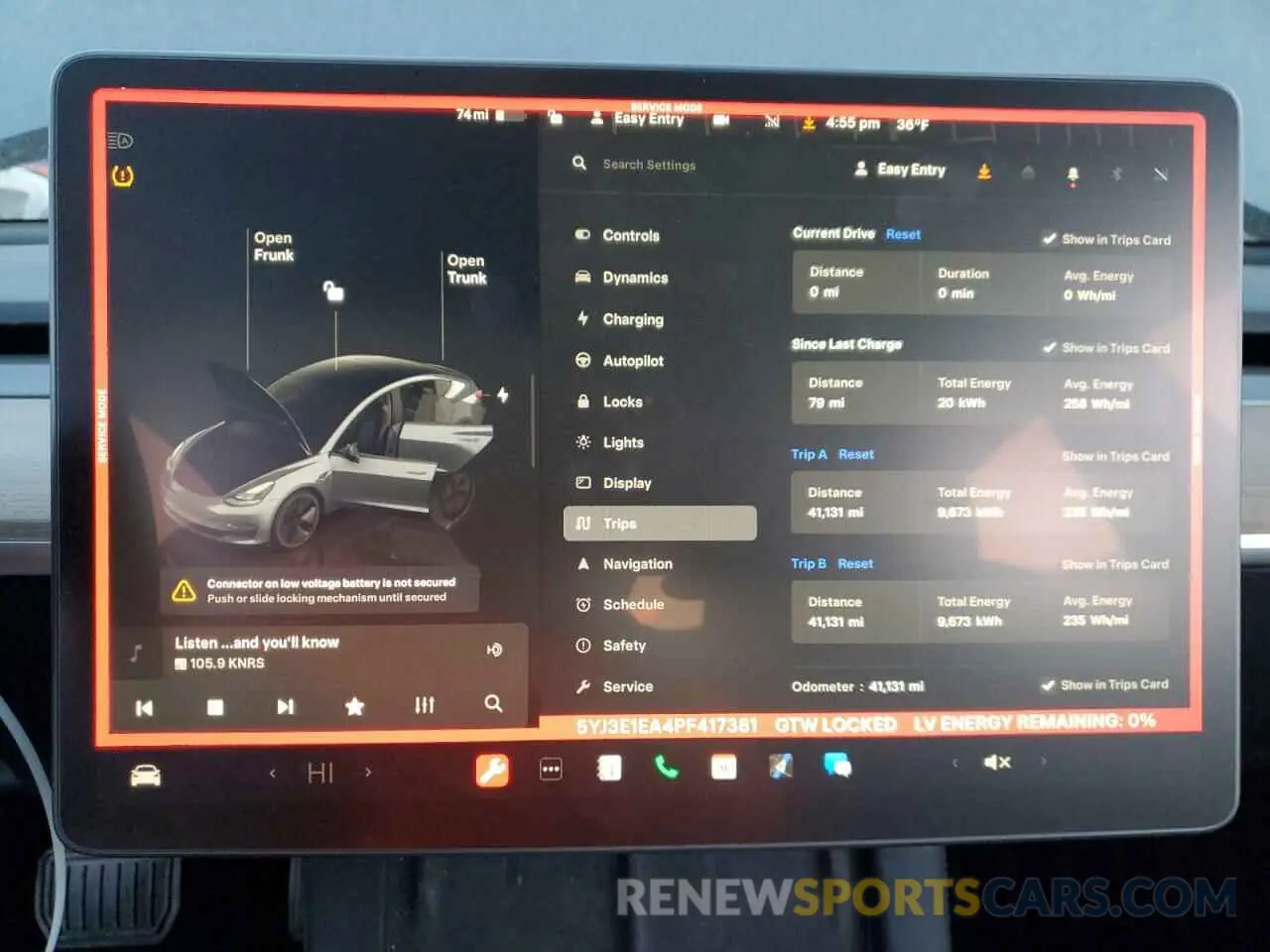 9 fotografías del automóvil dañado 5YJ3E1EA4PF417381 TESLA MODEL 3 2023