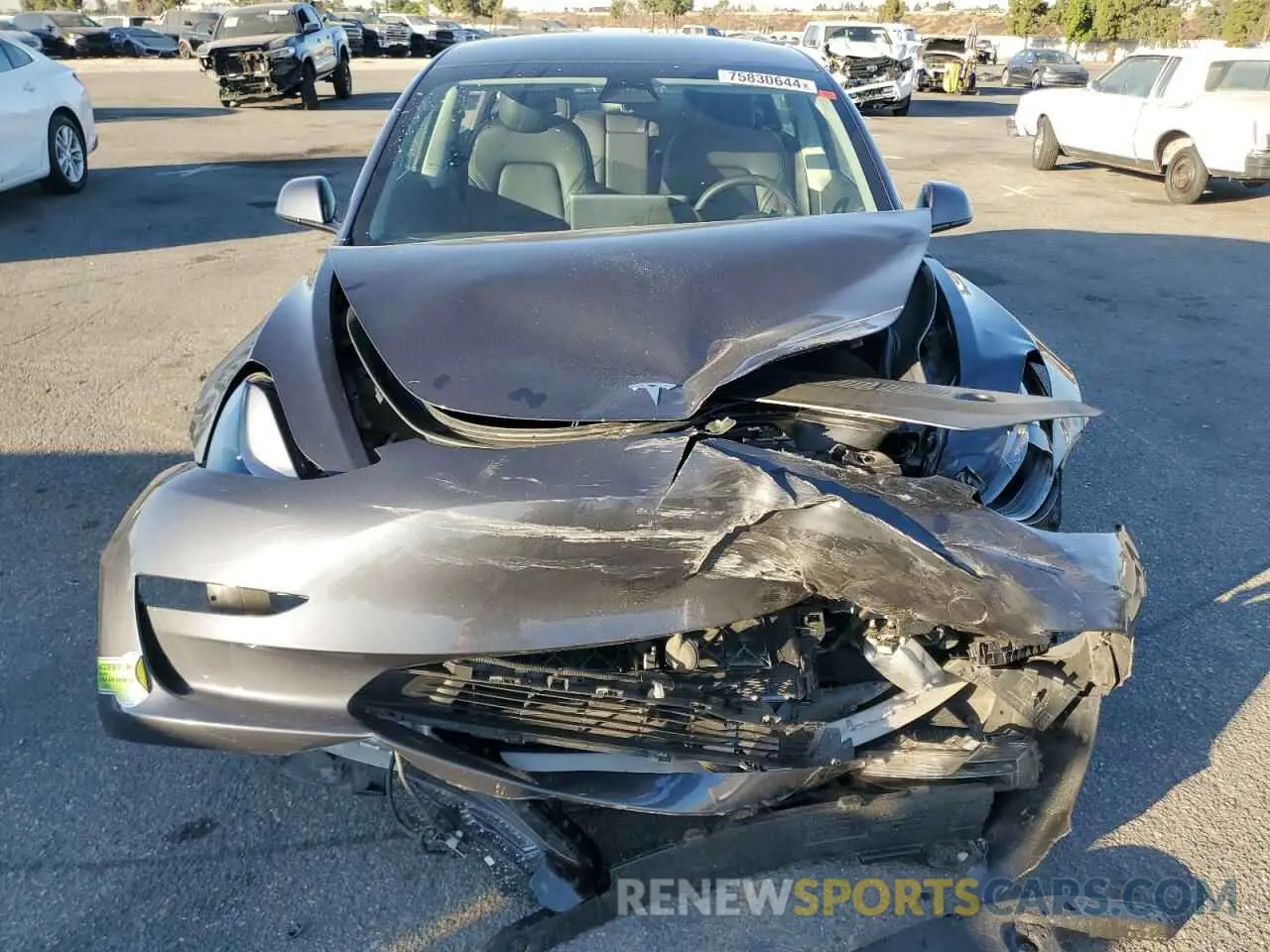 5 fotografías del automóvil dañado 5YJ3E1EA4PF426890 TESLA MODEL 3 2023