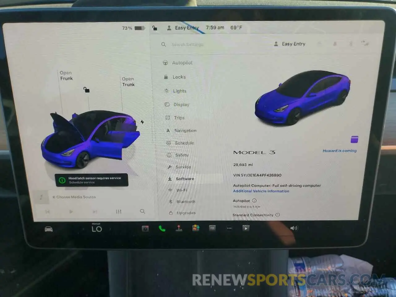 9 fotografías del automóvil dañado 5YJ3E1EA4PF426890 TESLA MODEL 3 2023