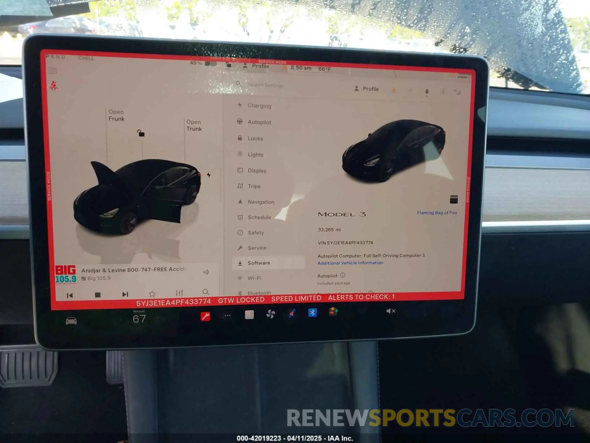 18 fotografías del automóvil dañado 5YJ3E1EA4PF433774 TESLA MODEL 3 2023