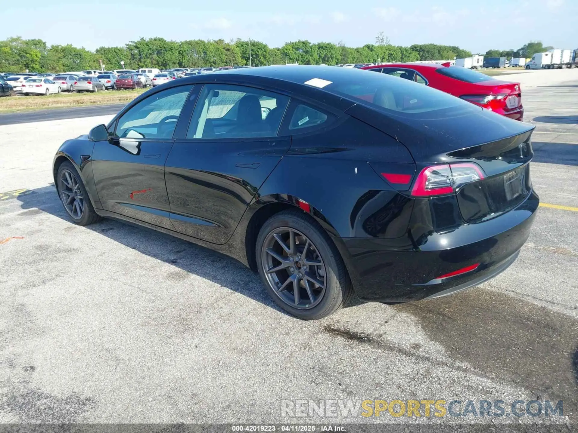 3 fotografías del automóvil dañado 5YJ3E1EA4PF433774 TESLA MODEL 3 2023