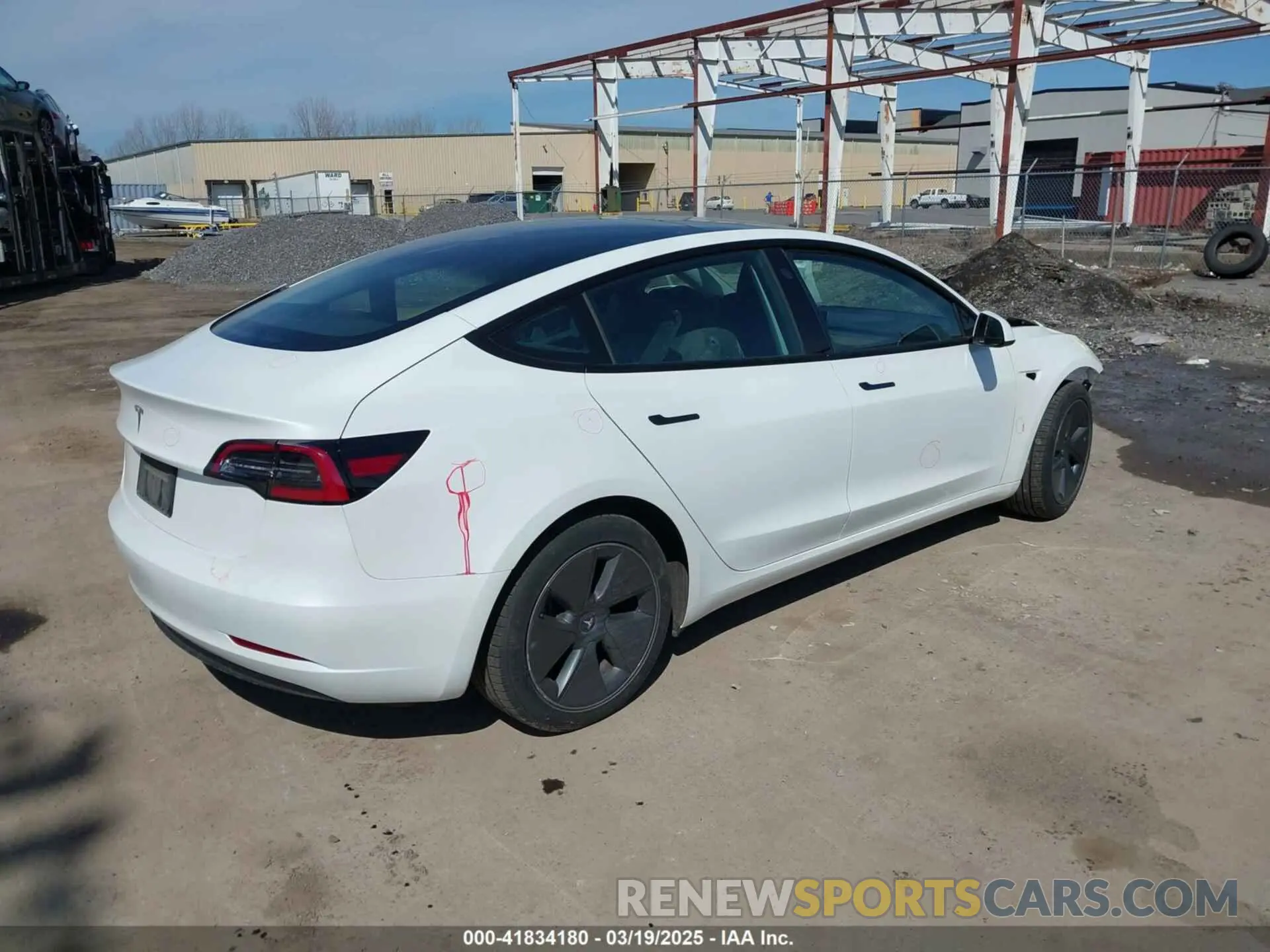 4 fotografías del automóvil dañado 5YJ3E1EA4PF433984 TESLA MODEL 3 2023