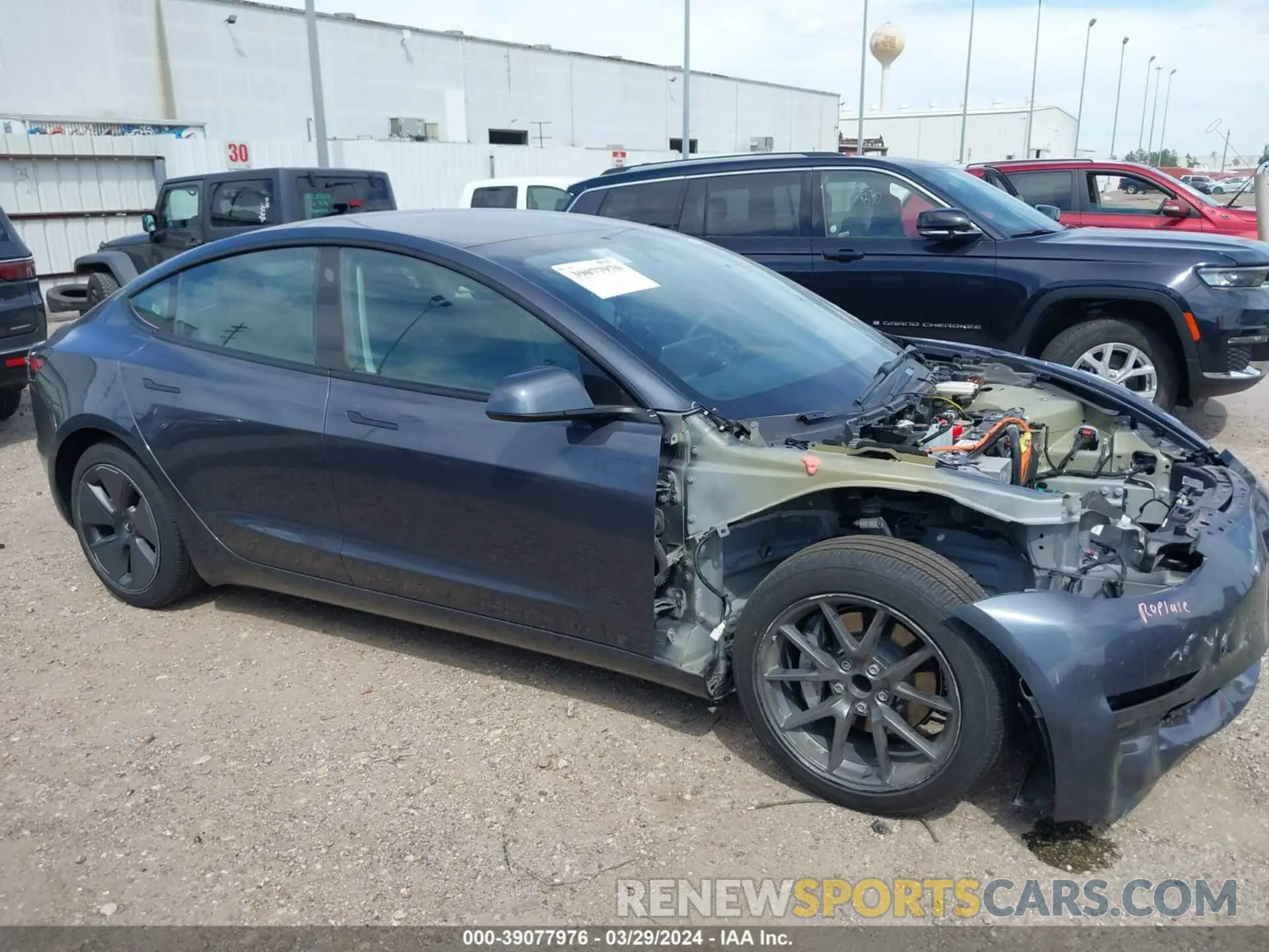 12 fotografías del automóvil dañado 5YJ3E1EA4PF436707 TESLA MODEL 3 2023
