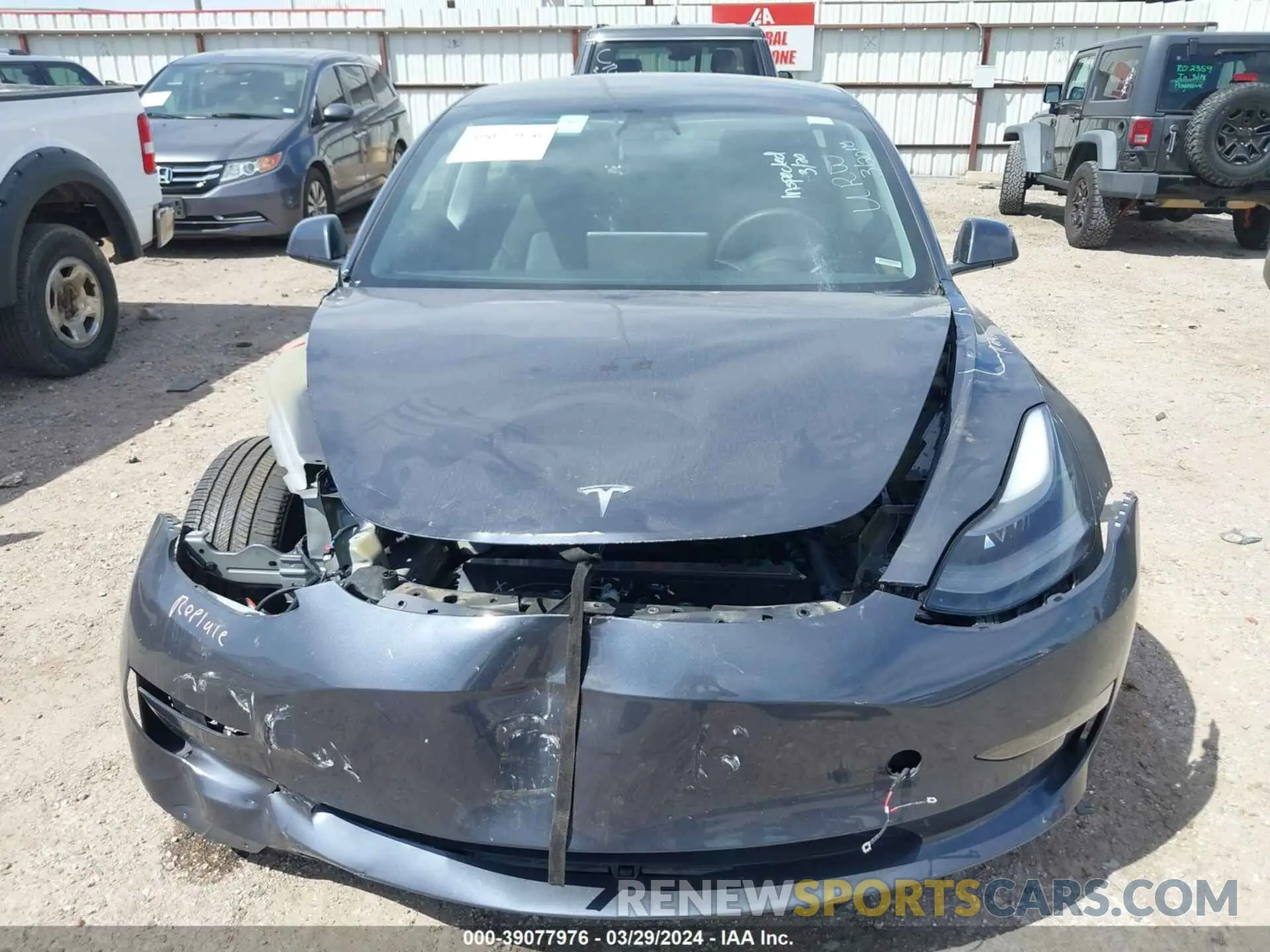 6 fotografías del automóvil dañado 5YJ3E1EA4PF436707 TESLA MODEL 3 2023