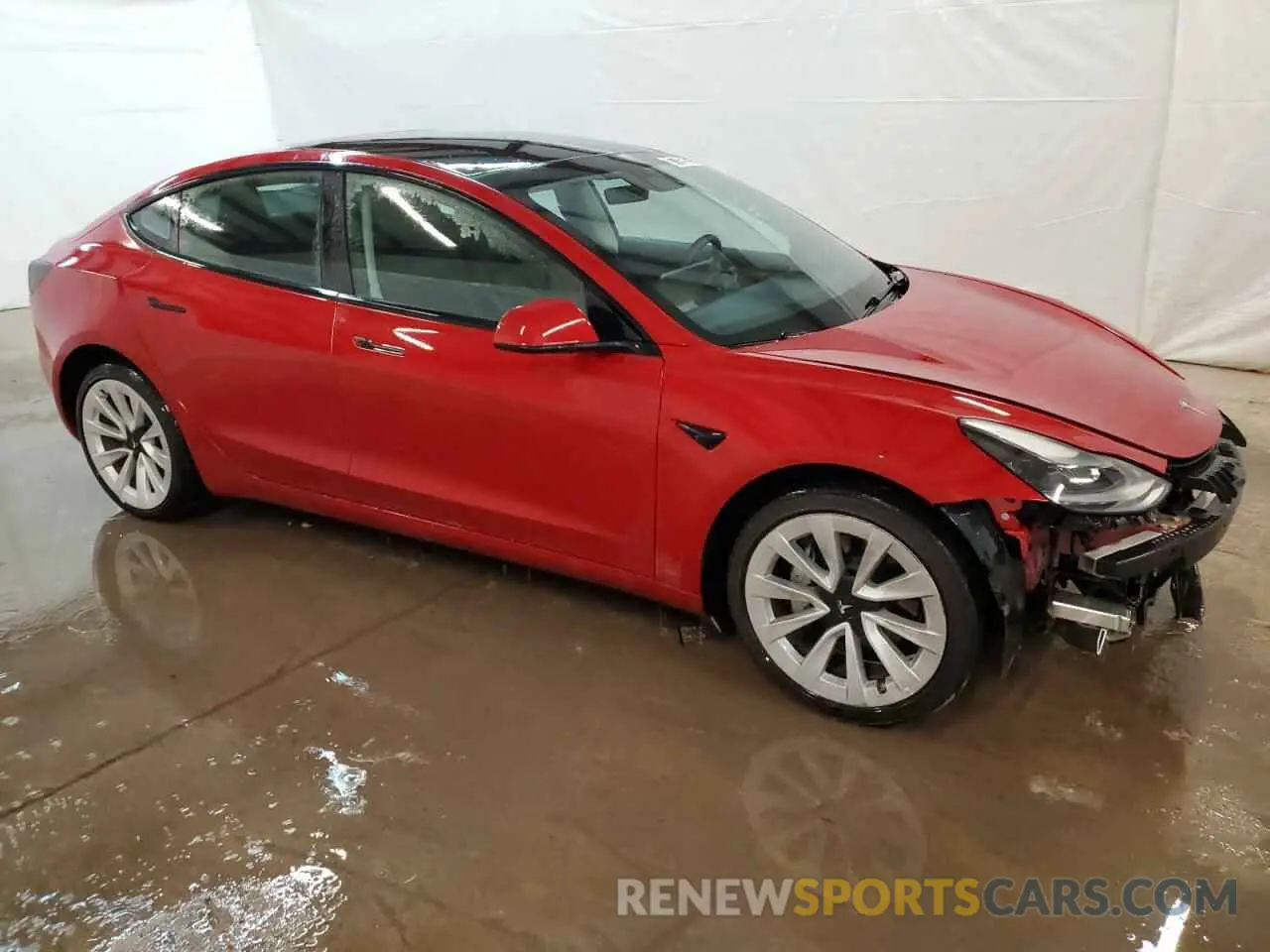 4 fotografías del automóvil dañado 5YJ3E1EA4PF438862 TESLA MODEL 3 2023