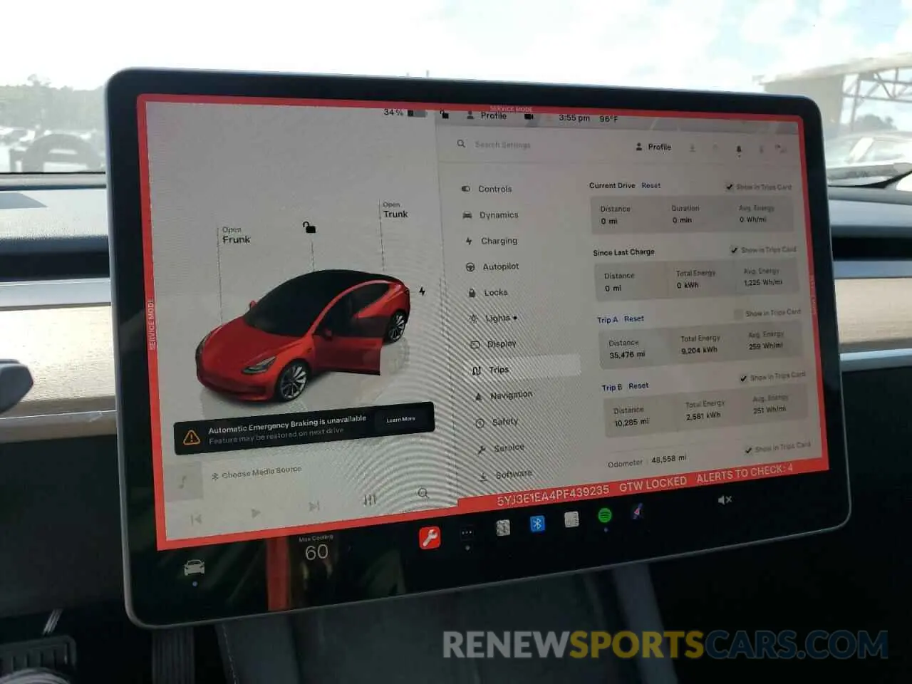 9 fotografías del automóvil dañado 5YJ3E1EA4PF439235 TESLA MODEL 3 2023