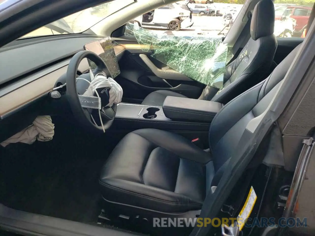 7 fotografías del automóvil dañado 5YJ3E1EA4PF448727 TESLA MODEL 3 2023