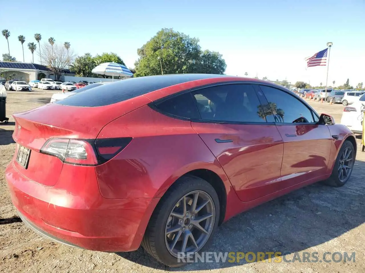3 fotografías del automóvil dañado 5YJ3E1EA4PF449134 TESLA MODEL 3 2023