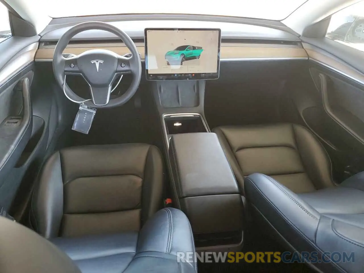 8 fotografías del automóvil dañado 5YJ3E1EA4PF454043 TESLA MODEL 3 2023