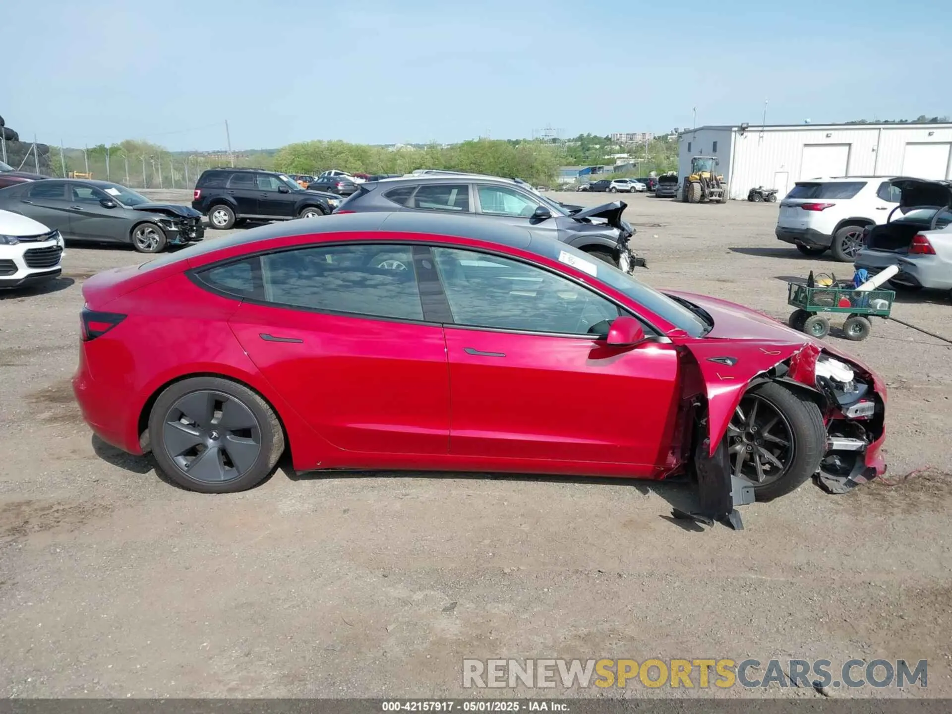 13 fotografías del automóvil dañado 5YJ3E1EA4PF454155 TESLA MODEL 3 2023