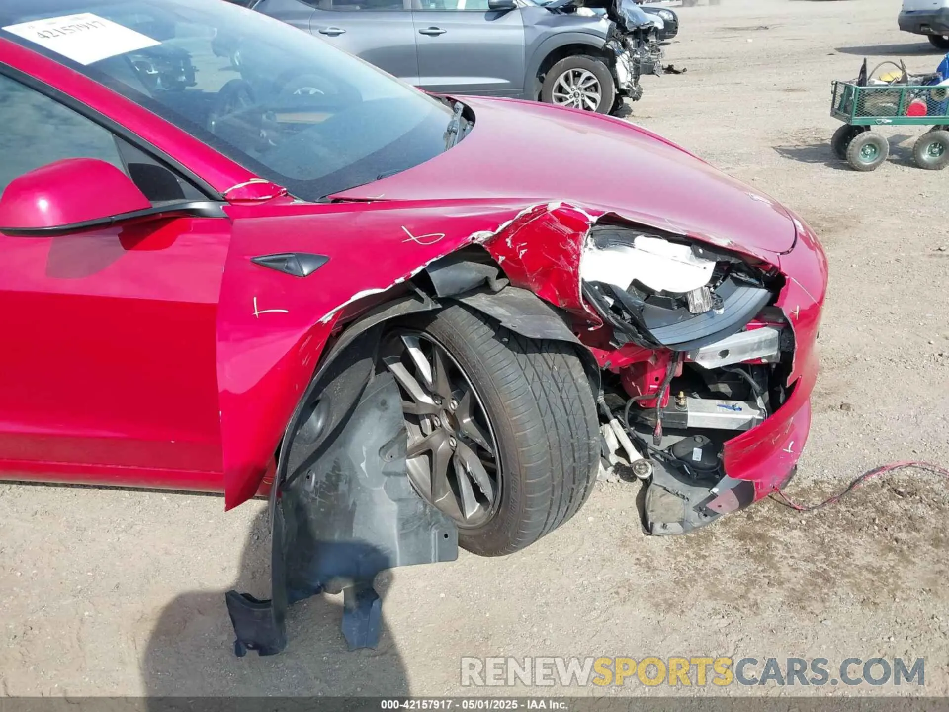 6 fotografías del automóvil dañado 5YJ3E1EA4PF454155 TESLA MODEL 3 2023