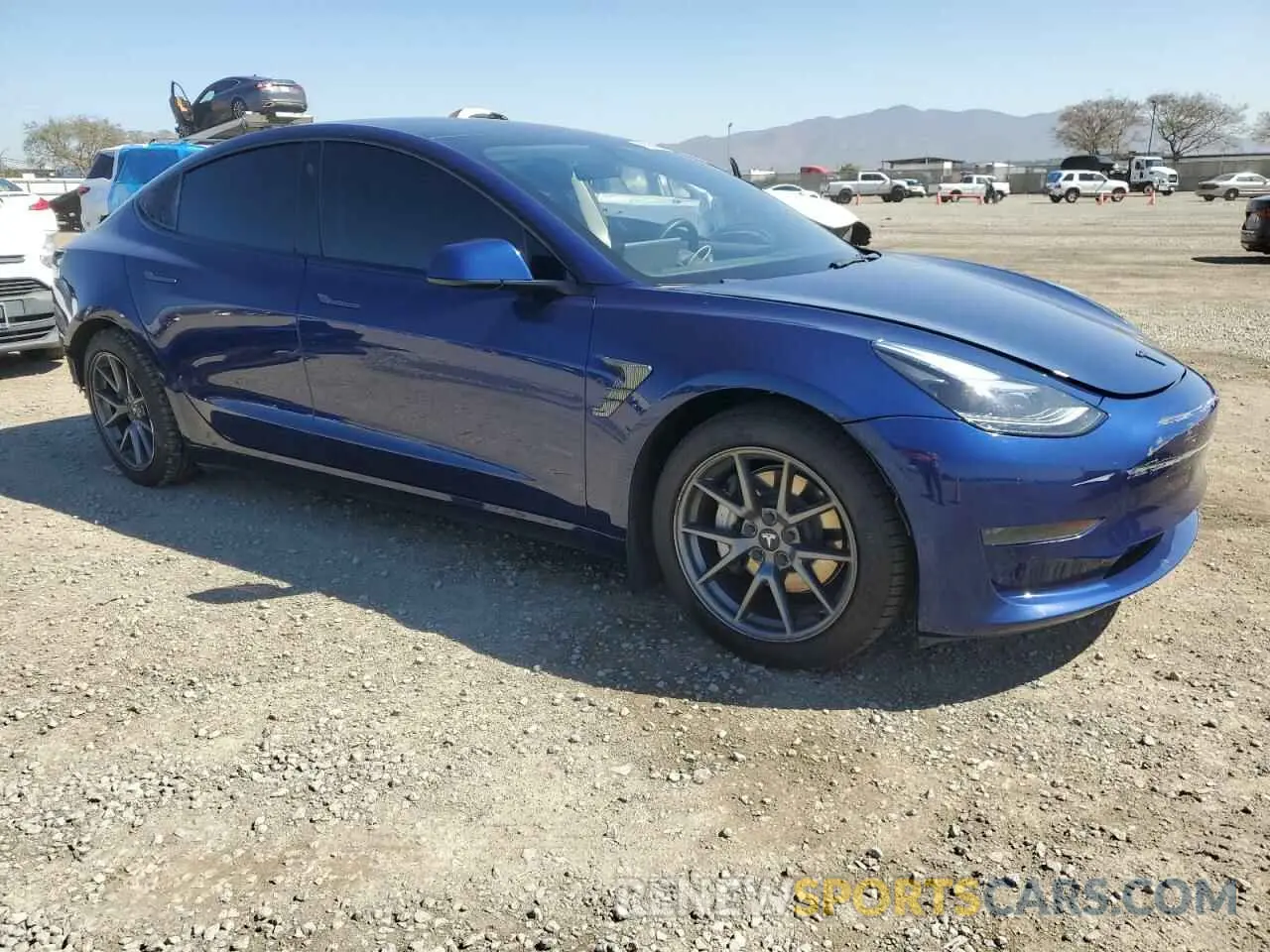 4 fotografías del automóvil dañado 5YJ3E1EA4PF457590 TESLA MODEL 3 2023