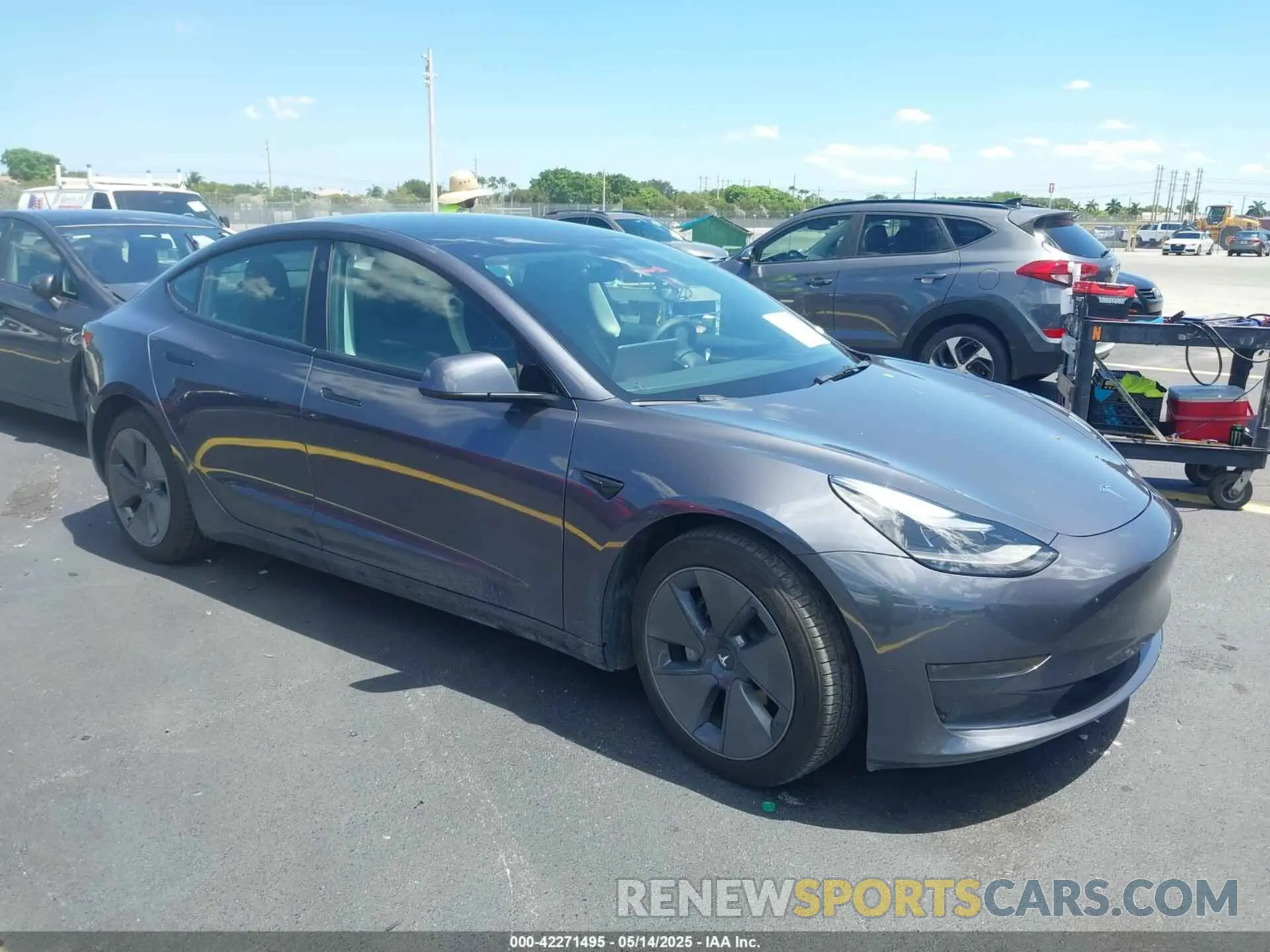 1 fotografías del automóvil dañado 5YJ3E1EA4PF461624 TESLA MODEL 3 2023