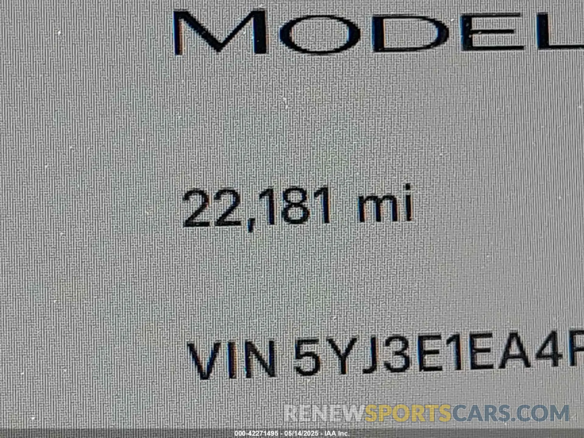 15 fotografías del automóvil dañado 5YJ3E1EA4PF461624 TESLA MODEL 3 2023
