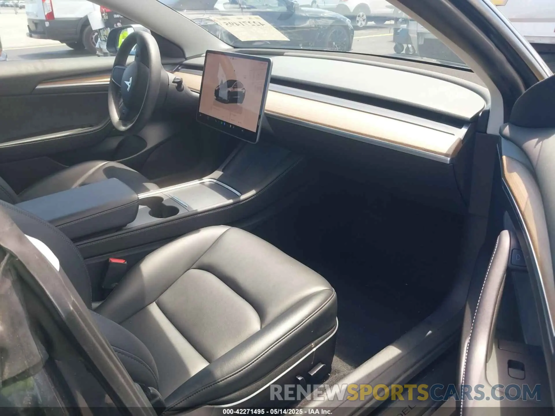5 fotografías del automóvil dañado 5YJ3E1EA4PF461624 TESLA MODEL 3 2023