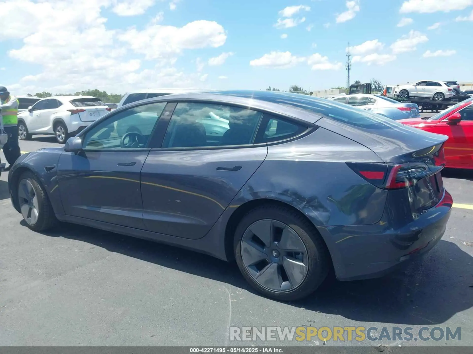 6 fotografías del automóvil dañado 5YJ3E1EA4PF461624 TESLA MODEL 3 2023