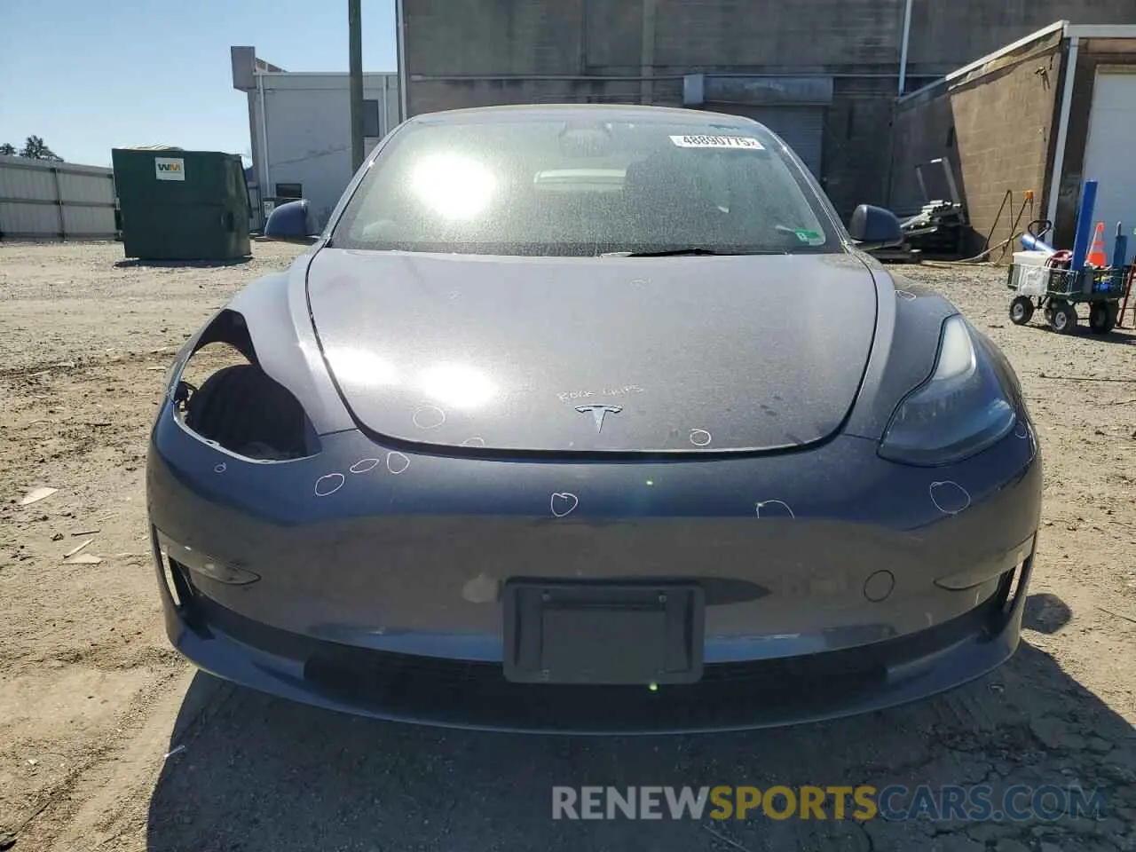5 fotografías del automóvil dañado 5YJ3E1EA4PF470596 TESLA MODEL 3 2023
