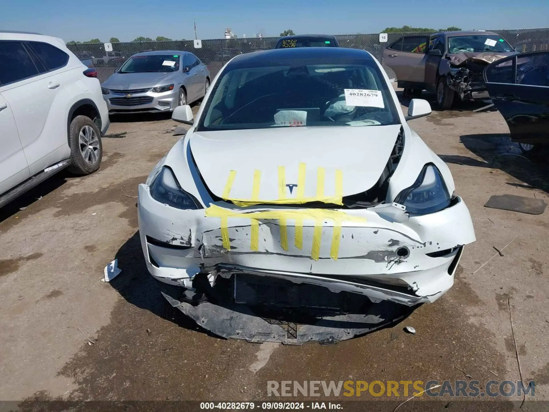 12 fotografías del automóvil dañado 5YJ3E1EA4PF475426 TESLA MODEL 3 2023