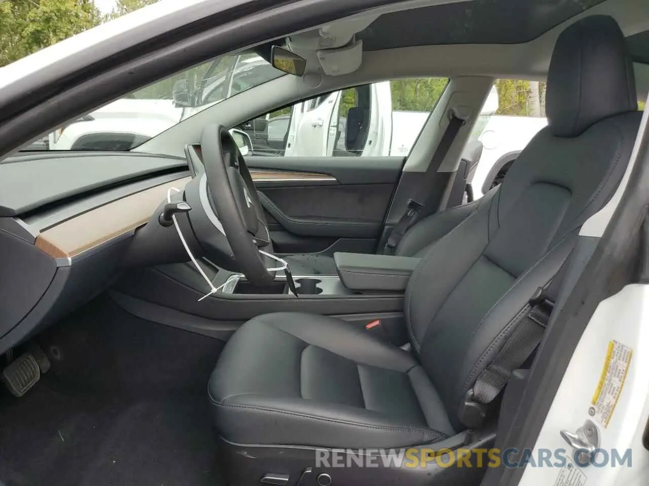 7 fotografías del automóvil dañado 5YJ3E1EA4PF482554 TESLA MODEL 3 2023
