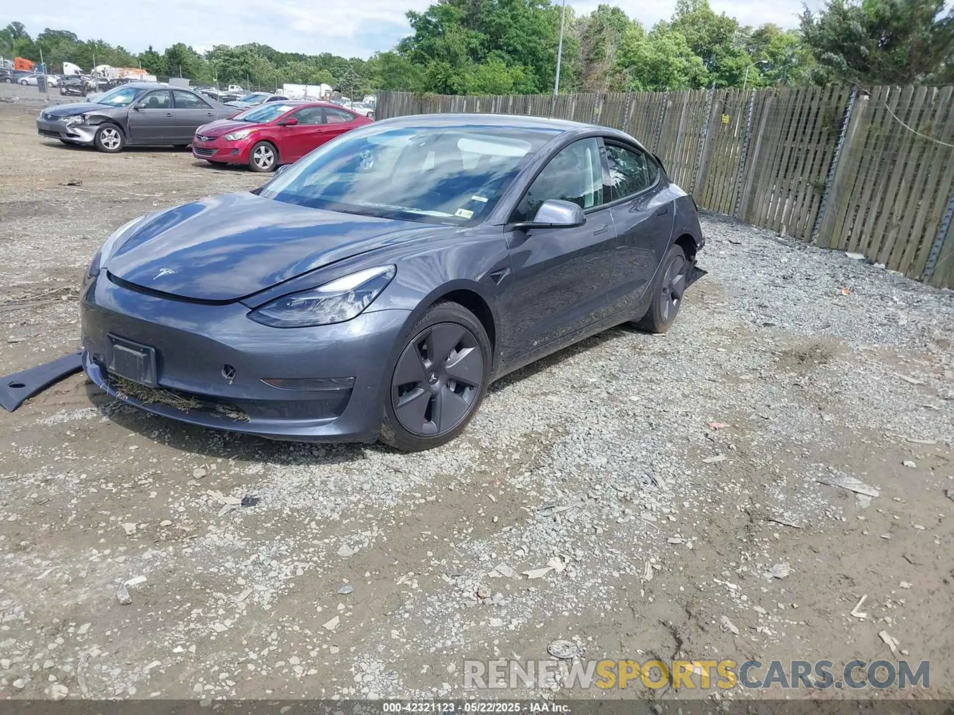 2 fotografías del automóvil dañado 5YJ3E1EA4PF515844 TESLA MODEL 3 2023