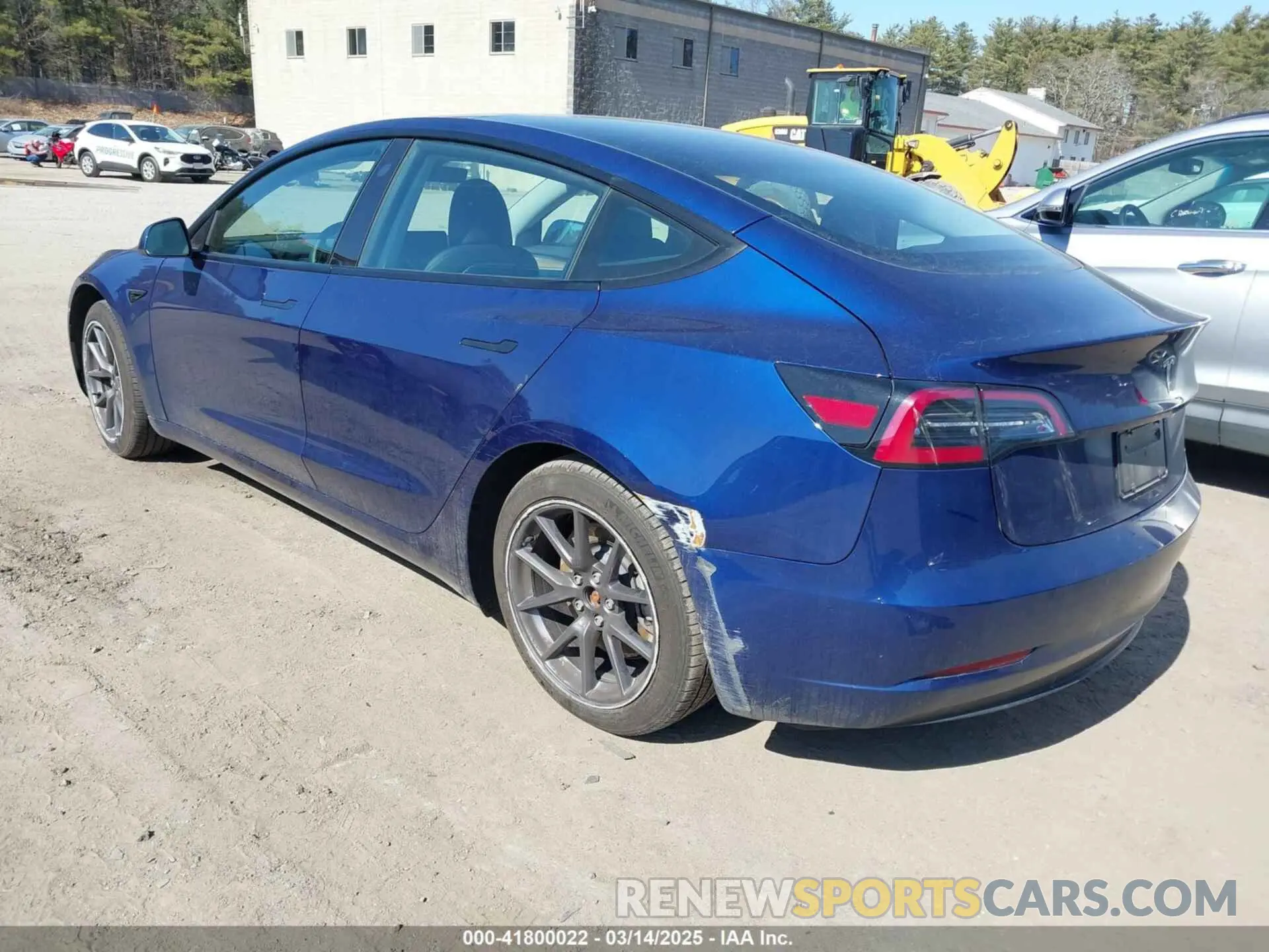3 fotografías del automóvil dañado 5YJ3E1EA4PF554837 TESLA MODEL 3 2023