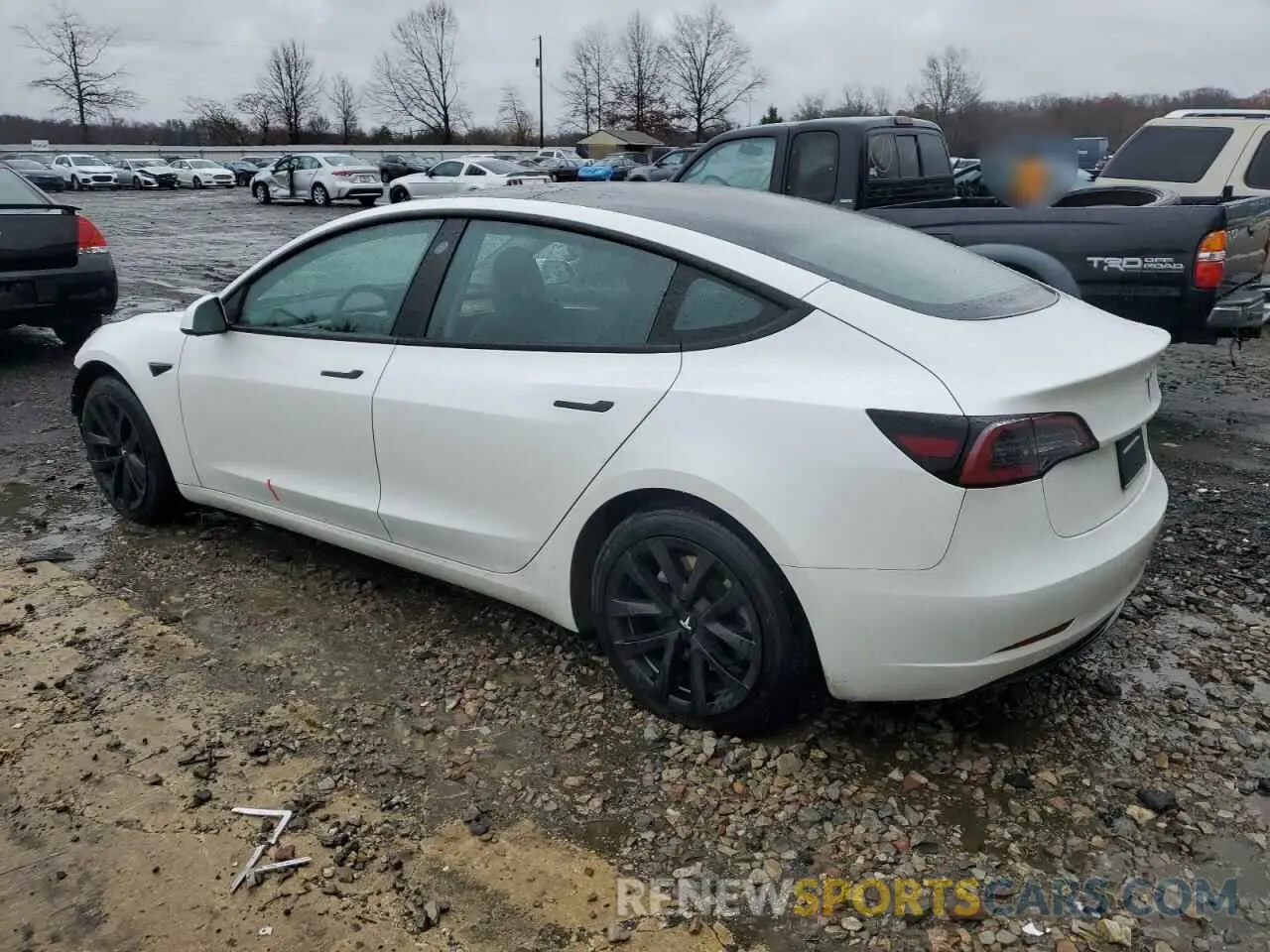 2 fotografías del automóvil dañado 5YJ3E1EA4PF556071 TESLA MODEL 3 2023