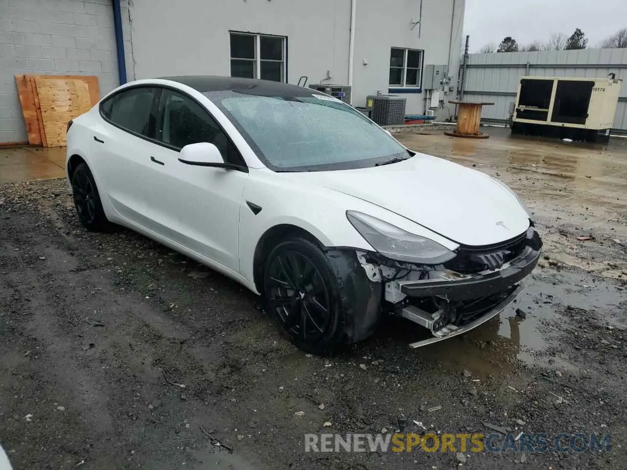 4 fotografías del automóvil dañado 5YJ3E1EA4PF556071 TESLA MODEL 3 2023