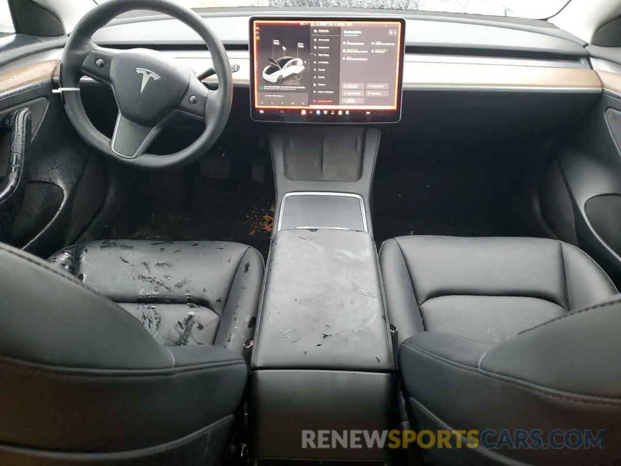 8 fotografías del automóvil dañado 5YJ3E1EA4PF556071 TESLA MODEL 3 2023