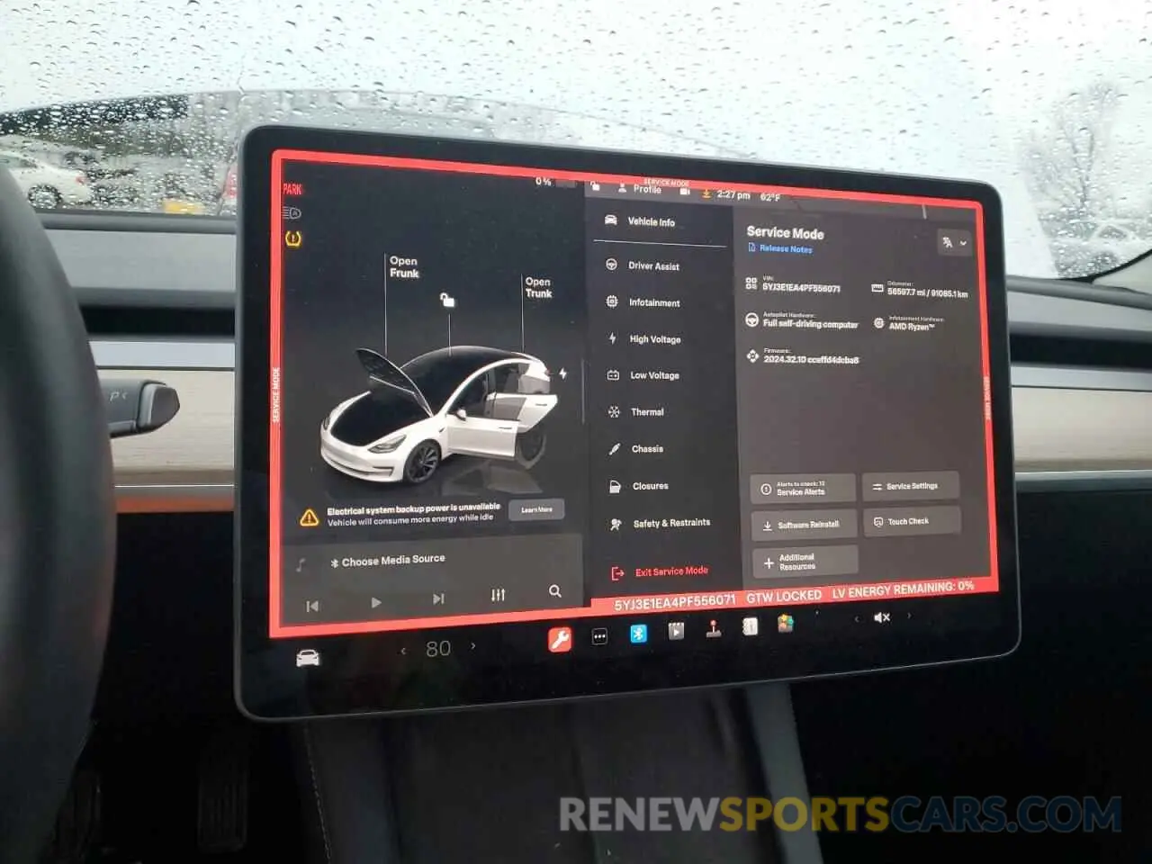9 fotografías del automóvil dañado 5YJ3E1EA4PF556071 TESLA MODEL 3 2023