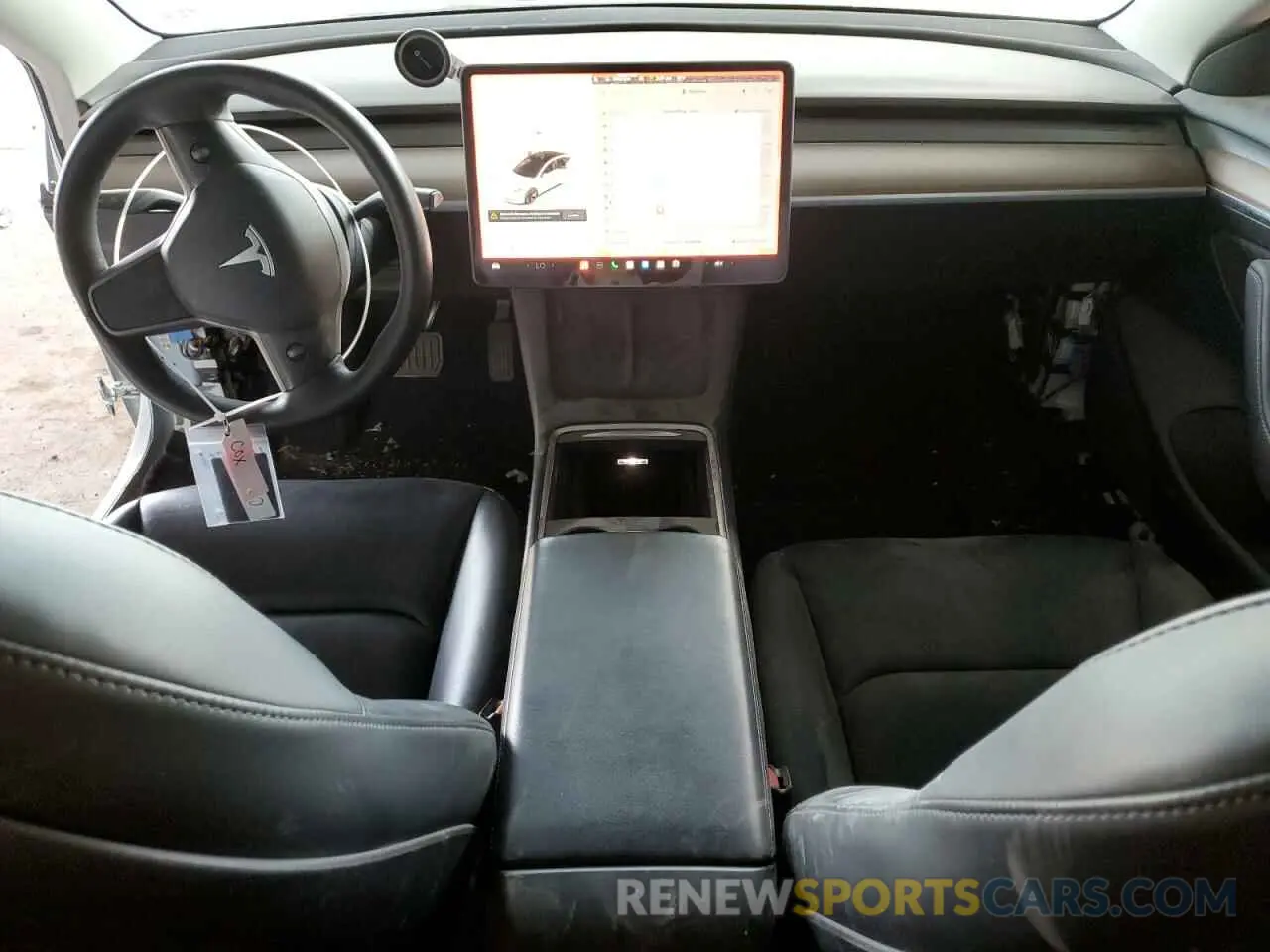 8 fotografías del automóvil dañado 5YJ3E1EA4PF556524 TESLA MODEL 3 2023