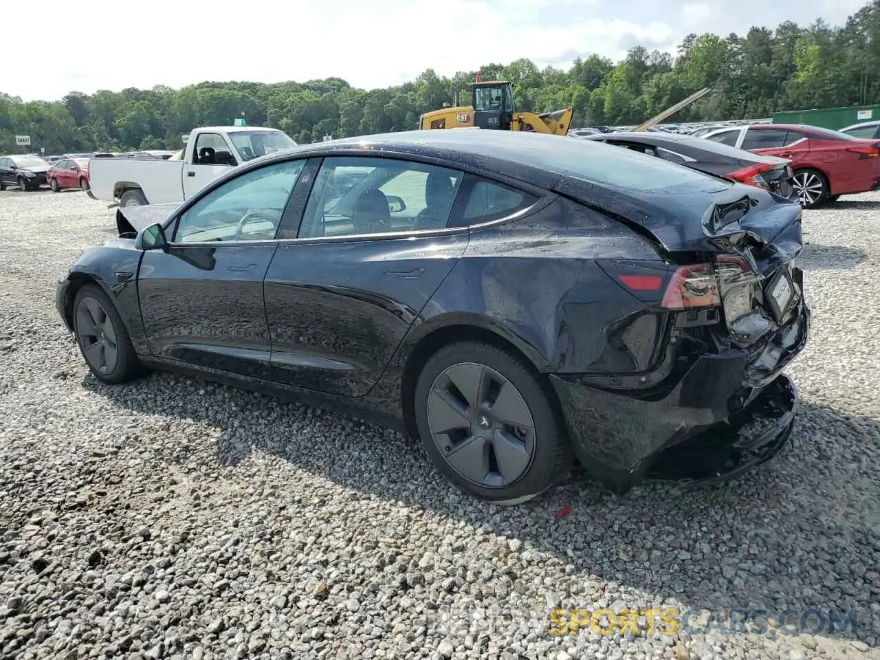 2 fotografías del automóvil dañado 5YJ3E1EA4PF559424 TESLA MODEL 3 2023