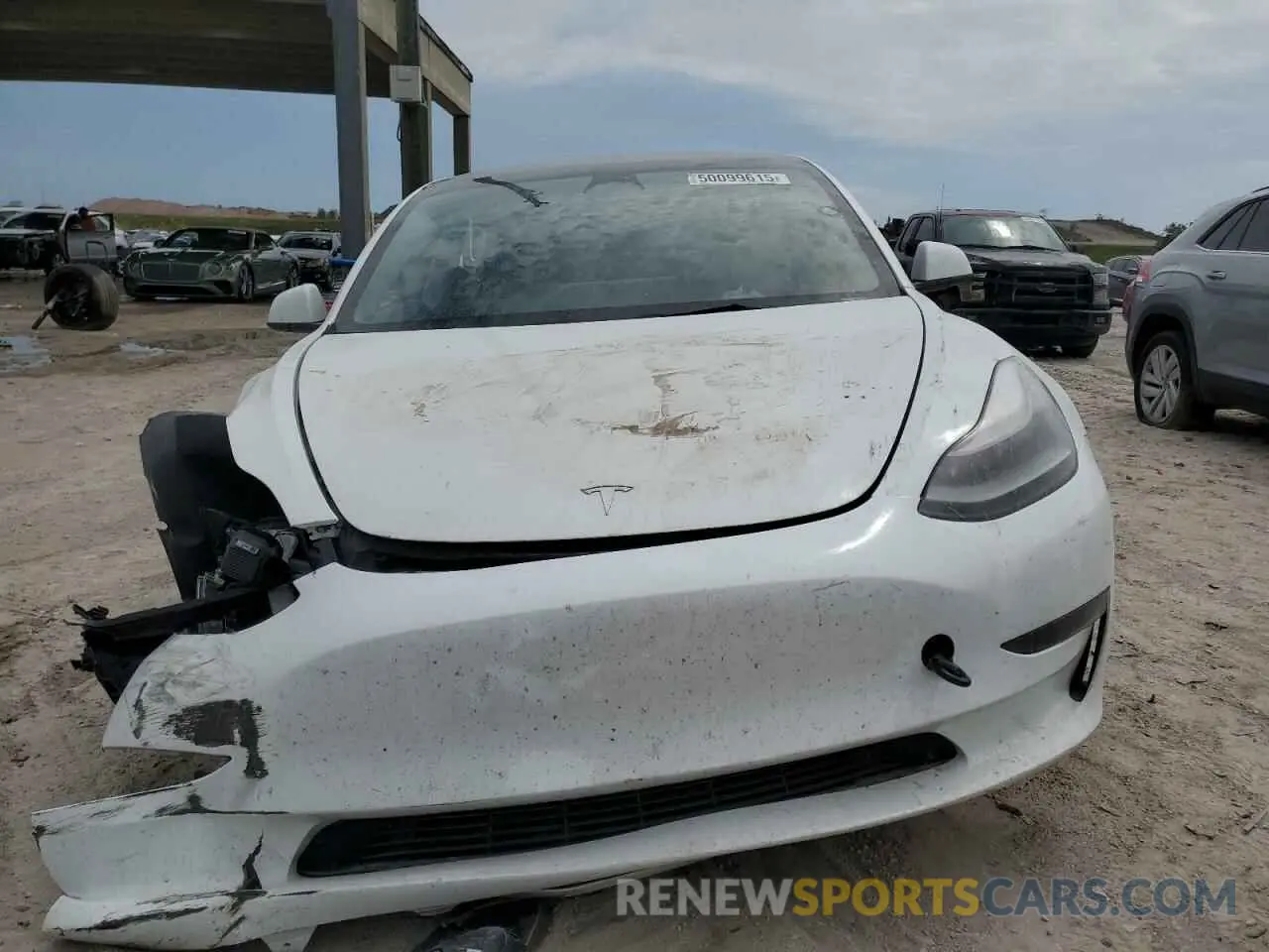 5 fotografías del automóvil dañado 5YJ3E1EA4PF567345 TESLA MODEL 3 2023
