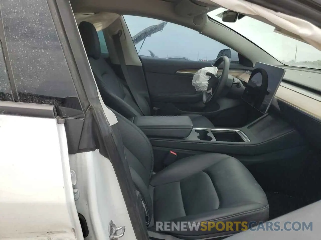 7 fotografías del automóvil dañado 5YJ3E1EA4PF567345 TESLA MODEL 3 2023