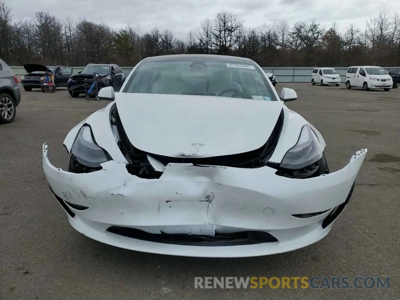 5 fotografías del automóvil dañado 5YJ3E1EA4PF569399 TESLA MODEL 3 2023
