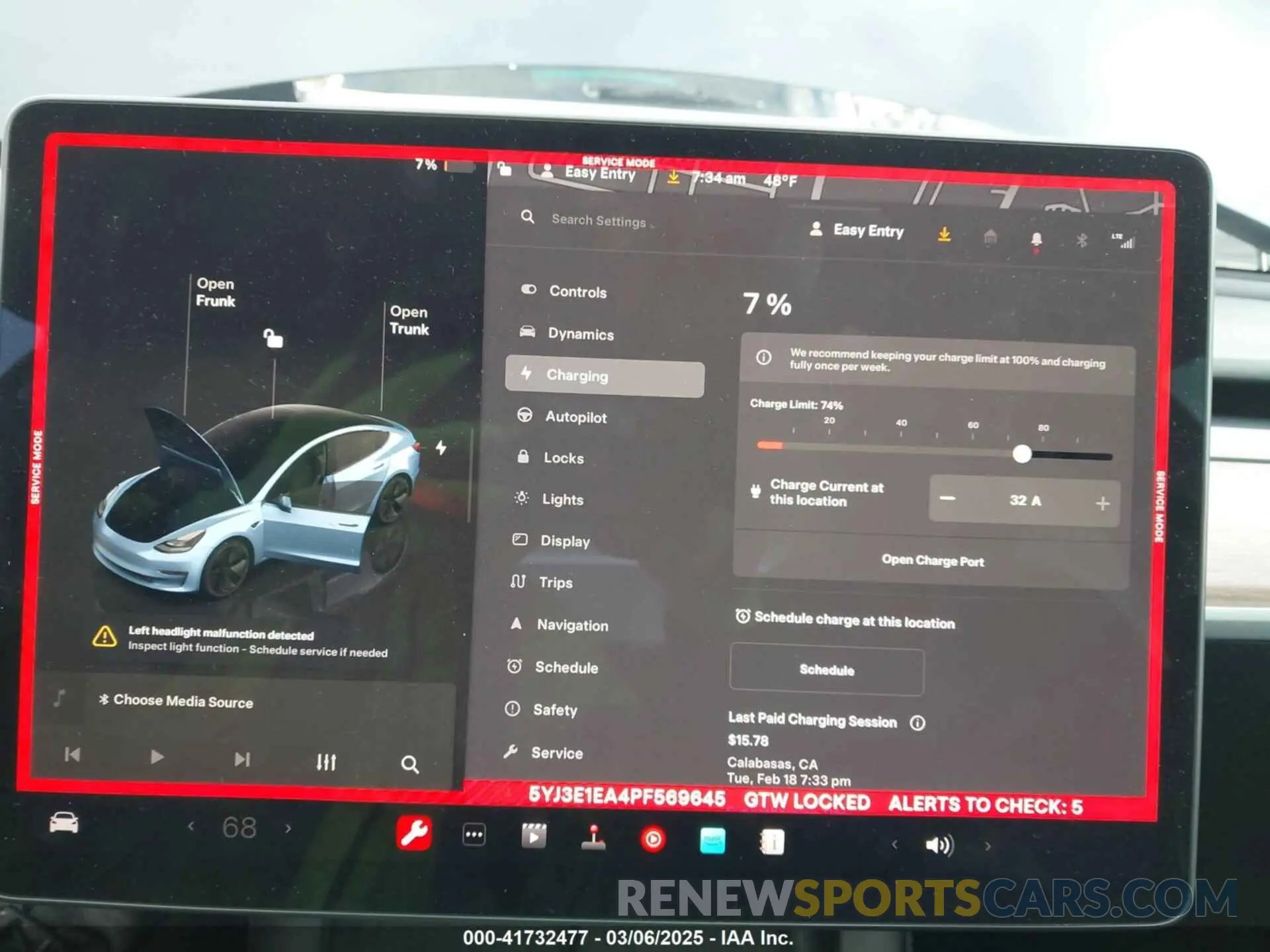 18 fotografías del automóvil dañado 5YJ3E1EA4PF569645 TESLA MODEL 3 2023