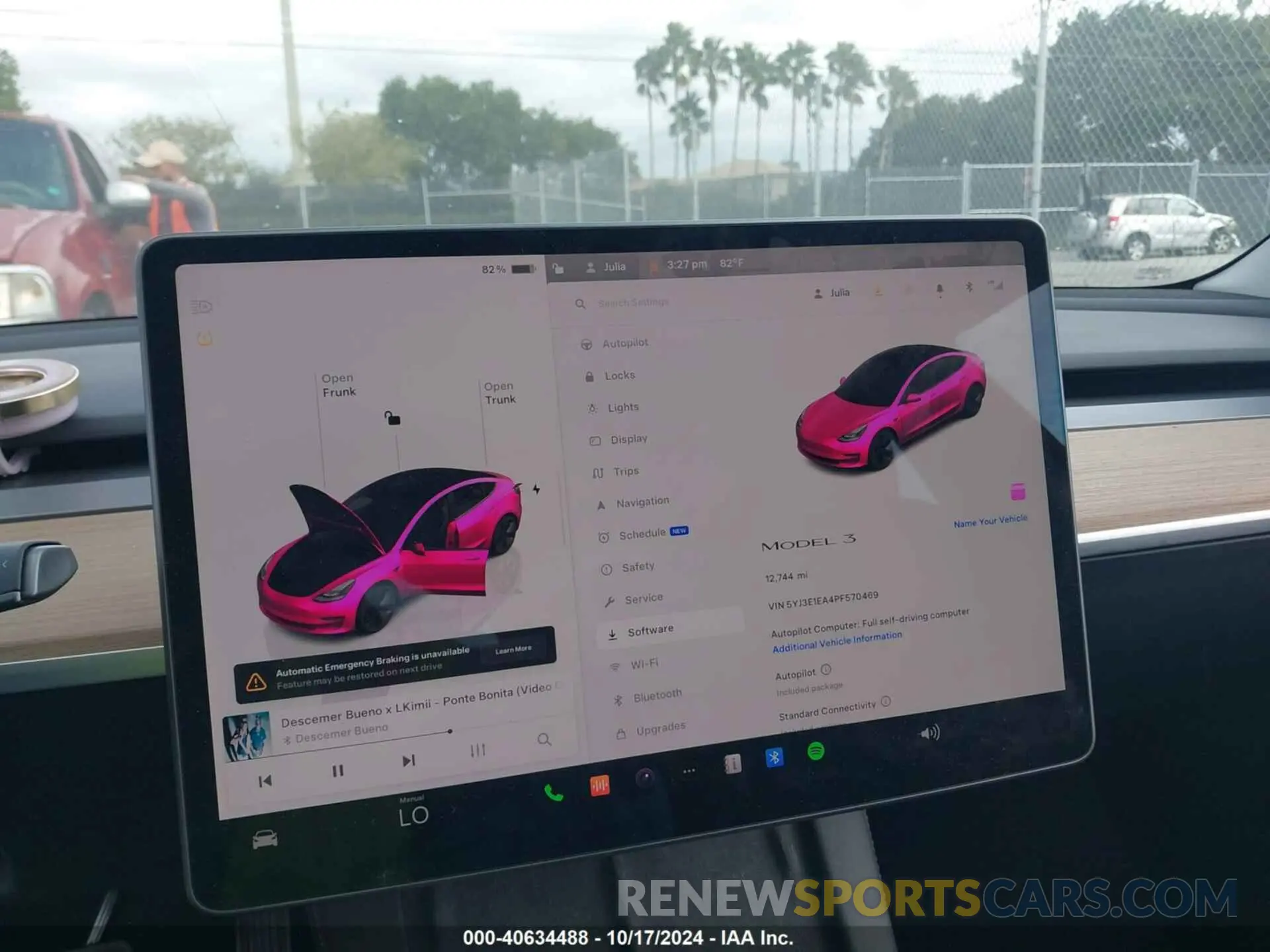 18 fotografías del automóvil dañado 5YJ3E1EA4PF570469 TESLA MODEL 3 2023