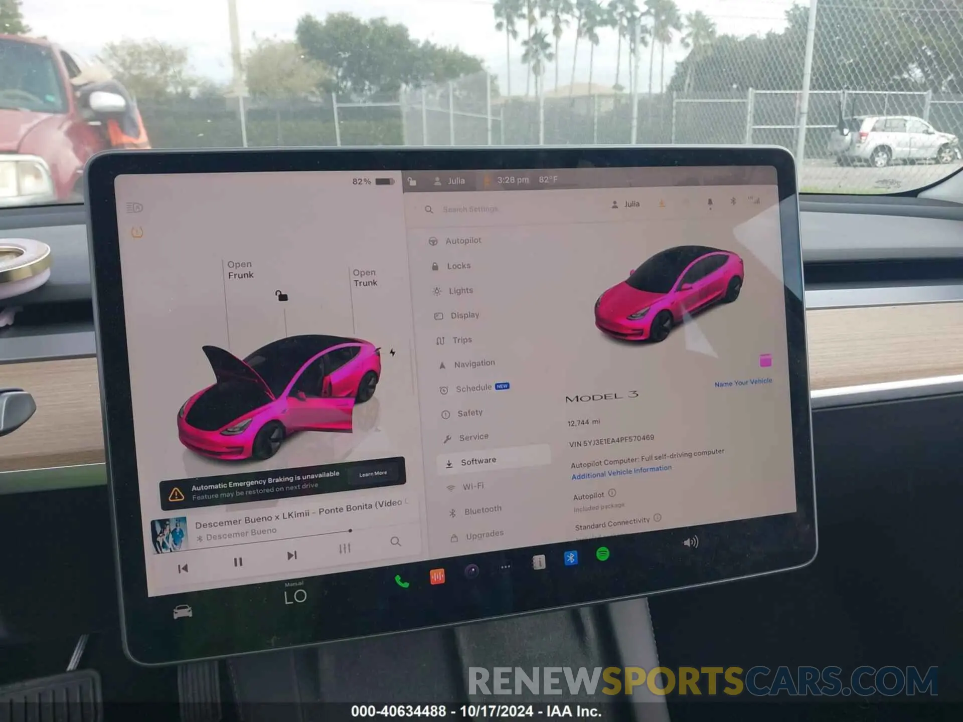 19 fotografías del automóvil dañado 5YJ3E1EA4PF570469 TESLA MODEL 3 2023