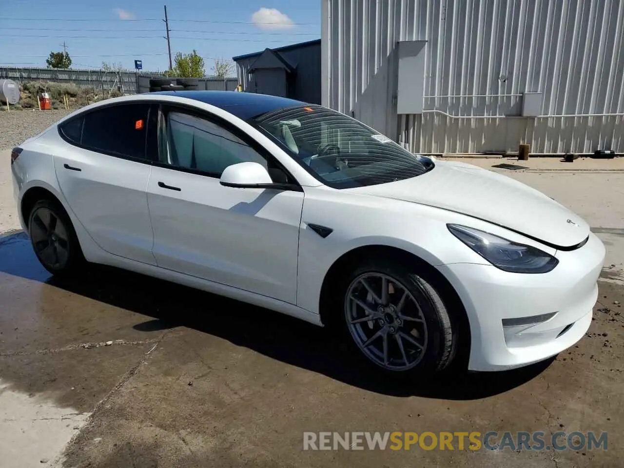 4 fotografías del automóvil dañado 5YJ3E1EA4PF571248 TESLA MODEL 3 2023