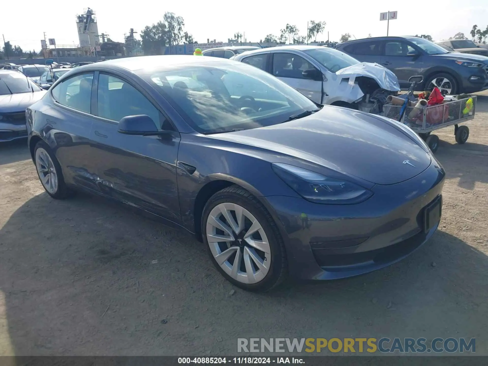 1 fotografías del automóvil dañado 5YJ3E1EA4PF573632 TESLA MODEL 3 2023