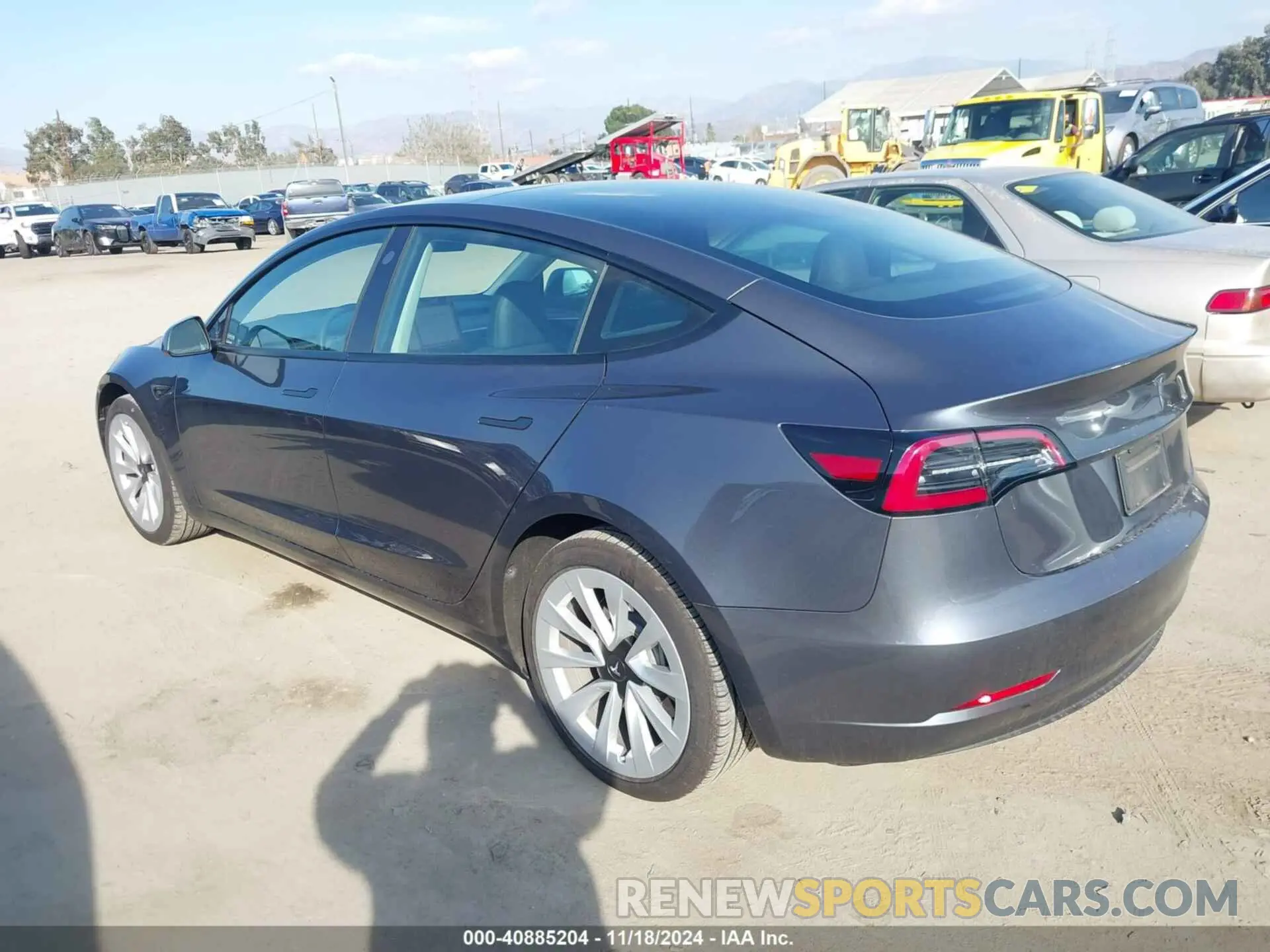 3 fotografías del automóvil dañado 5YJ3E1EA4PF573632 TESLA MODEL 3 2023