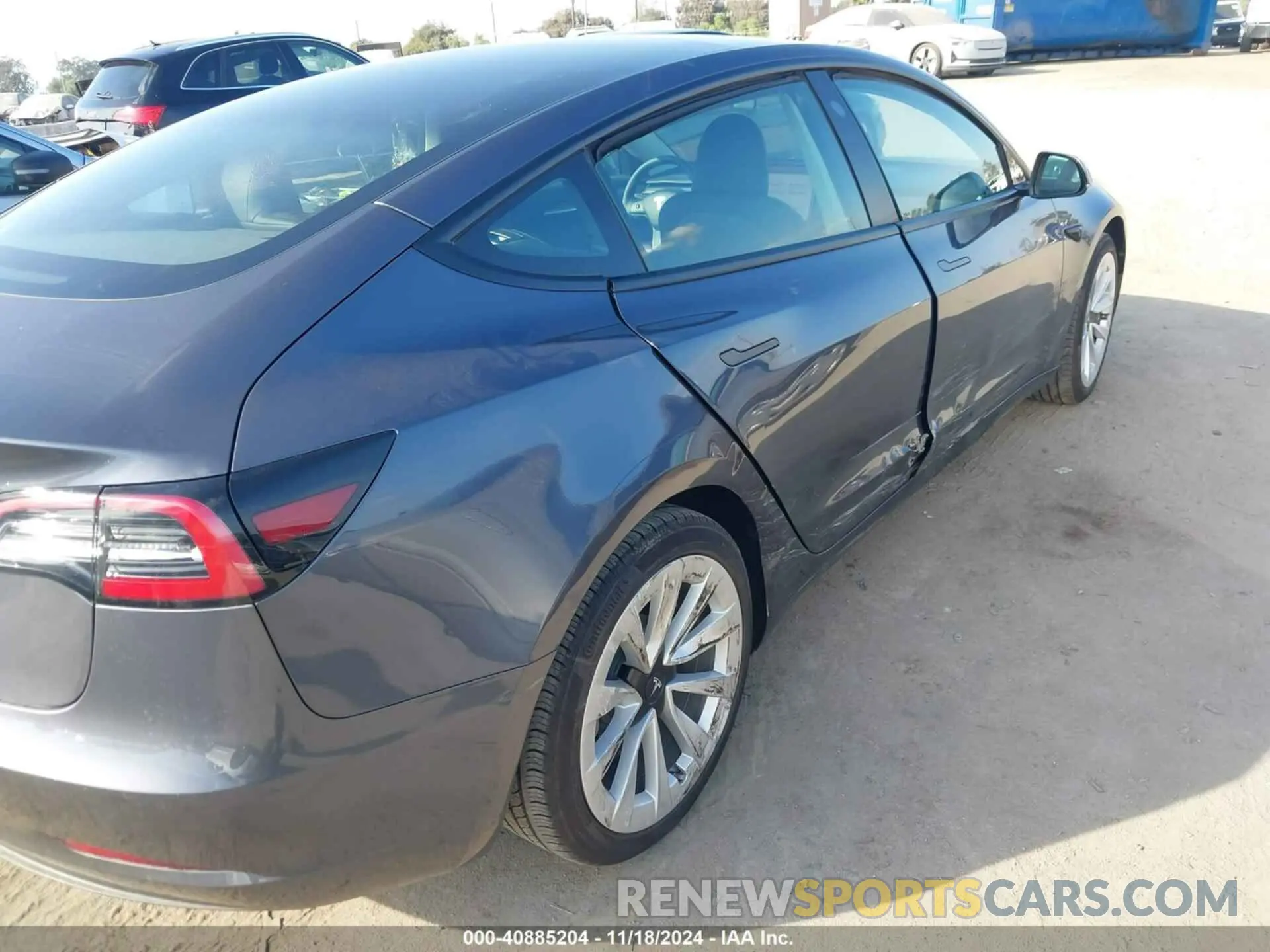 6 fotografías del automóvil dañado 5YJ3E1EA4PF573632 TESLA MODEL 3 2023