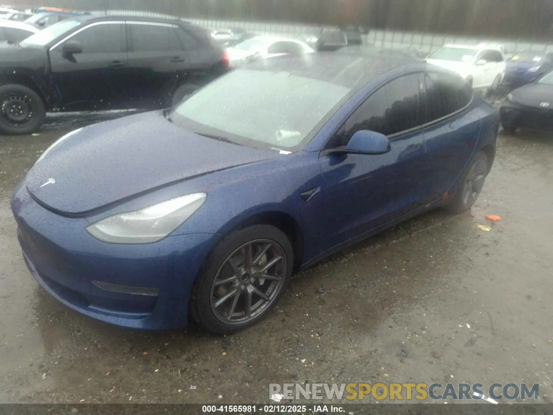 2 fotografías del automóvil dañado 5YJ3E1EA4PF576045 TESLA MODEL 3 2023